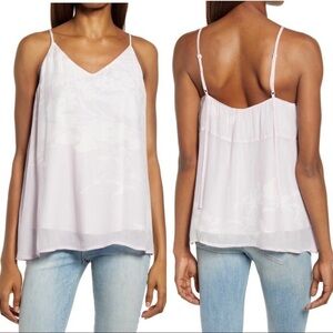 NEW ALLSAINTS Ally Futurae Floral Spaghetti Stap Camisole Lilac Purple